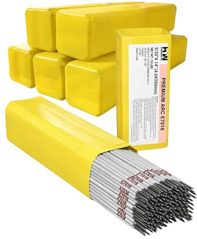 E7018 5/32 Premium Arc Welding Rods Carbon Steel Electrode 10-Pound x 6-Pack (60-LB Total)
