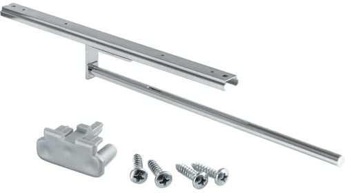 Gedotec Portasciugamani | H6008 | Portasciugamani estraibile a 1 braccio estensibile | 1 pezzo | Lunghezza portasciugamani 465 mm in cromo lucido