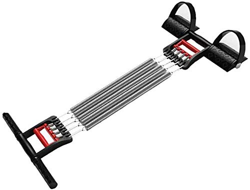 CLQ Brust-Expander, Fitnessgeräte Multifunktionsbewegung 3 in 1 Muskel-Expander 5 Federn Brust-Expander