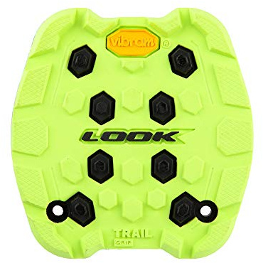 LOOK Cycle - Activ Grip Trail Pad - Kompatibel mit Trail Grip Flat Pedalen - Anti-Rutsch Technologie mit Innovativer Grip Gummi Oberfläche - Außergewöhnliche Griffigkeit - Limone