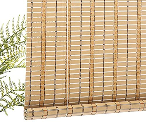 ZH-VBC Bambusrollo Rollos Außenrollo für Fenstertür, Wetterfest, Patio/pavillon/Pergola/Carport-Sonnenschutz, 60cm / 80cm / 100cm / 120cm / 140cm Breit,120x180cm