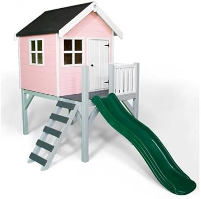Japser Wooden Playhouse - (Flamingo Pink)