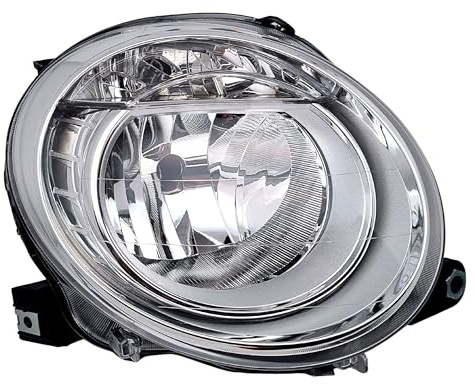 BSSTORE Faro Proiettore H7 Anteriore per 500 (312) 2007-2015 (Destro - Lato Passeggero)