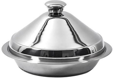 Tajine en Inox Induction 24cm Argent