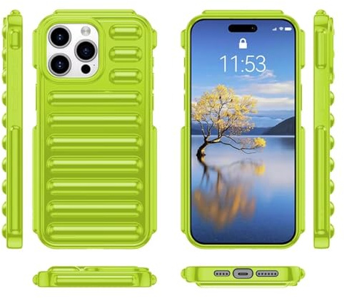 Belzsxy grün Hülle Kompatibel mit Google Pixel 9 Pro XL, Stoßfest Schutzhülle, Weiches Silikon TPU, Extra Dünn [Anti Fingerabdruck],Handyhülle für Google Pixel 9 Pro XL grün