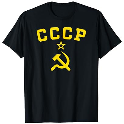 Martello e falce CCCP dell'Unione Sovietica URSS Maglietta