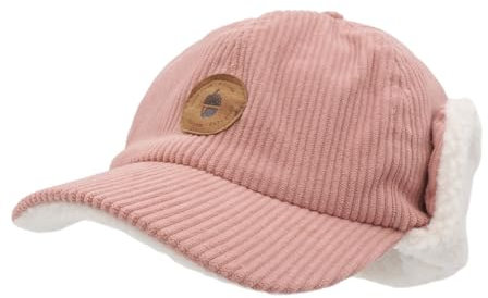 maximo Kids Cordcap mit Ohrenklappen Basecap Kindercap Wintercap Kinder - Made in Germany Hinten geschlossen, Schirm, Futter, Lederband Herbst Sommer Frühjahr Winter Frühling-Sommer Herbst-Winter -