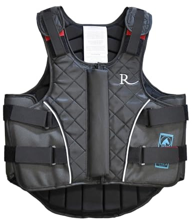 Rhinegold Pro-Tec Adults Body Protector for Horse Riding - Large, Black