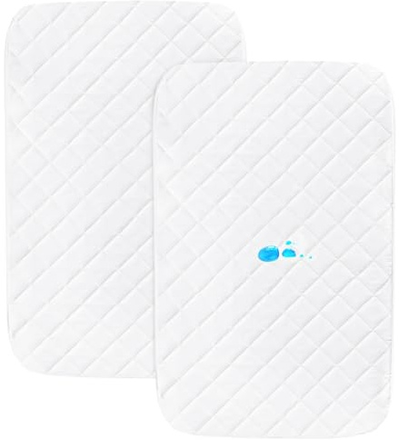 Bassinet Mattress Pad Cover Fit for Graco Travel Lite Crib/Guava Lotus