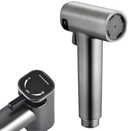 Ducha Bidet Pulverizador de Bidé de Mano Rociador de Bidé Ajustable Sprayer Grifo Bidet Ducha de Lavabo Bidet con Modo Dual para Limpiar Inodoros Baño de Mascotas Higiene Personal