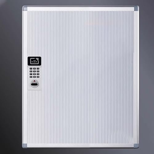 WNGJZZYC Schlüsselkasten zur Wandmontage mit Code, Schlüsselschrank mit Anhängern und 2 Elektronischen Sensorschlössern, für Auto, Büro, Haus, Garage, Vermietung(72keys(40x48x6cm/16x19x2.4in))