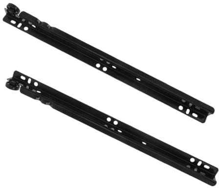TINEASUR Glissières de Tiroir Robustes Rails Métalliques à Montage Inférieur Capacité pour Cuisine et Bureau Coulisses Stables et