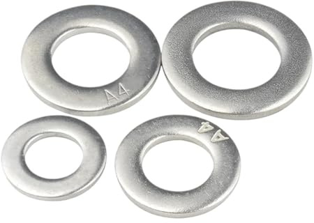 Rondelle piatte grandi M1.6/2/2.5/3/4/5/6/8/10/12 in acciaio inossidabile 316, guarnizioni metalliche grandi, rondelle piane(M8x16x1.6(20pcs))