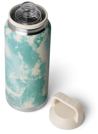 YETI Rambler C Borraccia con tappo Chug, Sea View, 1 litro