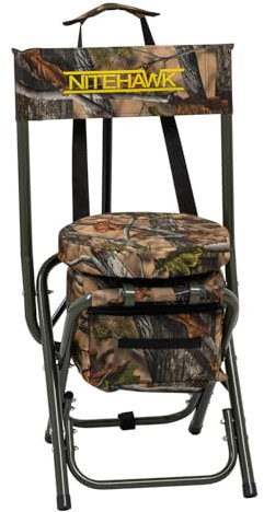 NITEHAWK Camouflage Lightweight Hunting Shooting Hide Swivel Seat/Stool