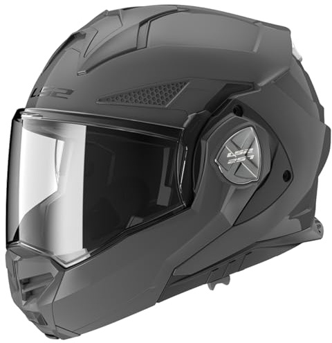 LS2, Klapphelme Motorrad ADVANT X SOLID Nardo Grey, XS