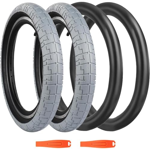 ZUKKA 2er-Pack Faltbarer 20 Zoll Reifen BMX Reifen 20x2.40 Mantel 64-406 für Kinderfahrrad, MTB Mountainbike, BMX Freestyle Pendlerfahrrad