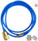 Rohrreinigungsgerät Power Clean, 2m Hochdruck Rohrreiniger, Abflussreiniger Schlauch, Rohrreinigungsschlauch, Abflussspirale, Wasserdruck Rohrreiniger für M22 M24 mit Dichtungen, Blau
