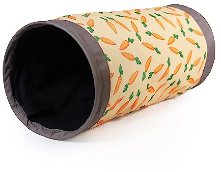 Rosewood Snuggles - Tunnel in Tessuto a Forma di Carota, per Piccoli Animali