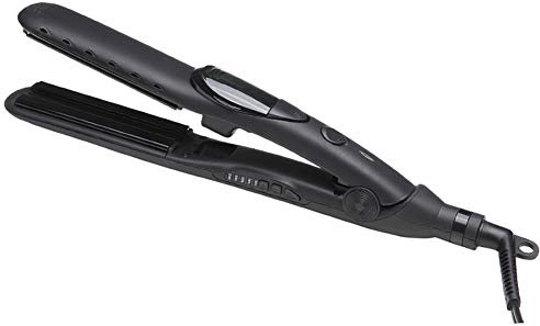 Plancha de vapor, de volumen recto, de doble uso, de turmalina cerámica permanente, hierro plano de cerámica de grado salón plancha profesional para peinados