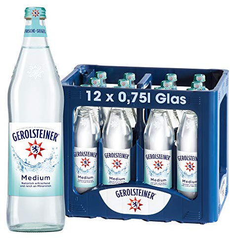 Gerolsteiner Medium, Glas MEHRWEG (12 x 0,75 l)