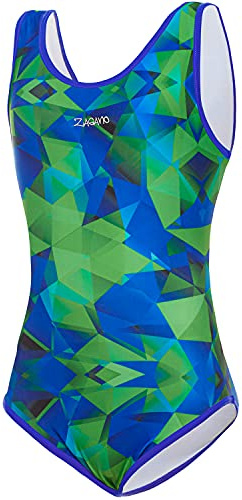 ZAGANO Badeanzug Mädchen 7003 Schwimmanzug Kinder Print 116-164