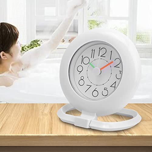 Nimomo Badezimmeruhr, Duschuhren, Wanduhr, Tägliche wasserdichte Duschuhr Wanduhren Mini Duschuhr Wohnkultur Modische Dual Use Hängende Tischuhr Küche Home Decoration