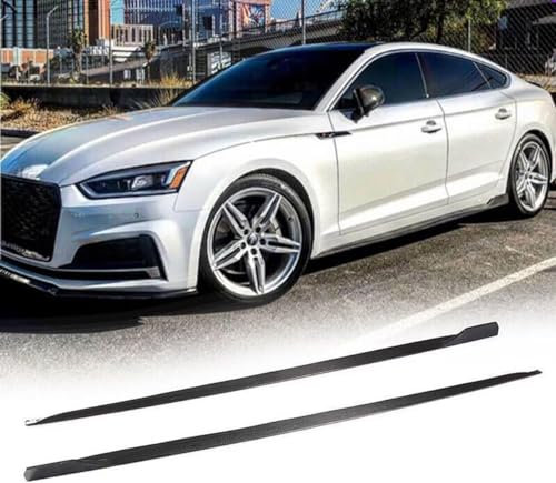 Aposous Auto-Seitenschweller,kompatibel mit Audi A5 B9 A5 S Line S5 Sportback Sedan 4-Door 2017-2020,Seitenverkleidungen Splitter Diffusor