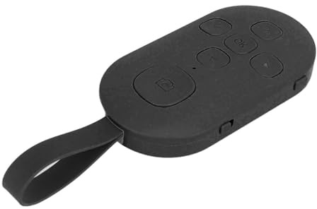 Culnflun Télécommande Bluetooth, Déclencheur à Distance Bluetooth Tourneur de Pages Rechargeable CapteurBluetooth sans Fil pour Téléphone et Tablette Android/Iphone/Ipad/Samsung (Noir)