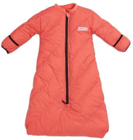 Little Mo 20 Down Baby Sleeping Bag (6-18 Months) The Warmest, Safest Ultralight Down Camping Sleeping Bag for Babies and Toddlers. (Lava Red)