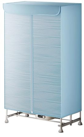 Portabel Torktumlare, 1200W Enkel och Dubbel Justerbar Minitork, Vridknappstimer, Lämplig för Lägenheter, Sovsalar och Tvättrum