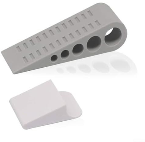 Yhenlovtt Cuneo per porta, in gomma resistente, multiuso, per la sicurezza di bambini e bambini, previene lesioni alle dita e blocco accidentale