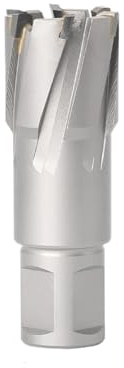 Fresa anulare TCT, diametro 12-60 mm, profondità di taglio 35 mm, punta da trapano magnetica, gambo Weldon, sega a tazza in metallo con punta in carburo di tungsteno(26X35)