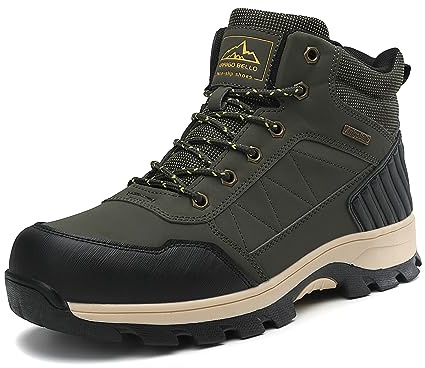 ARRIGO BELLO Botas Hombre Invierno Botines Montaña Cálido Antideslizante Trekking Nieve Zapatos Talla 41-46