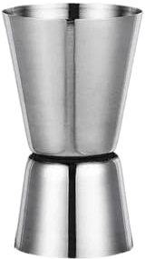 Coctelera de acero inoxidable para medir bebidas alcohólicas de doble tiro, utensilios de cocina (15-30 ml)