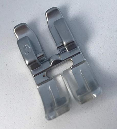 Fiico Normalnähfuß Zick Zack 0 für Pfaff Nähmaschinen mit IDT-System, 6 mm, Kunststoff