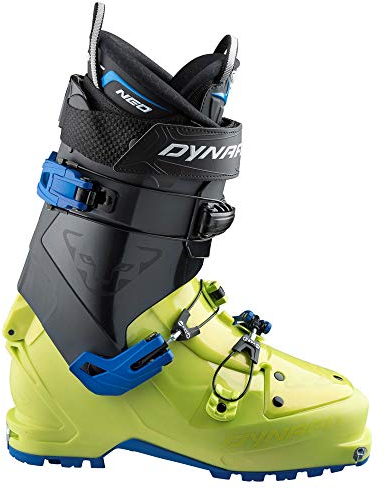 DYNAFIT M Neo PU Boot Grün-Schwarz, Herren Touren-Skischuh, Größe EU 46.5 - Farbe Asphalt - Lime Punch