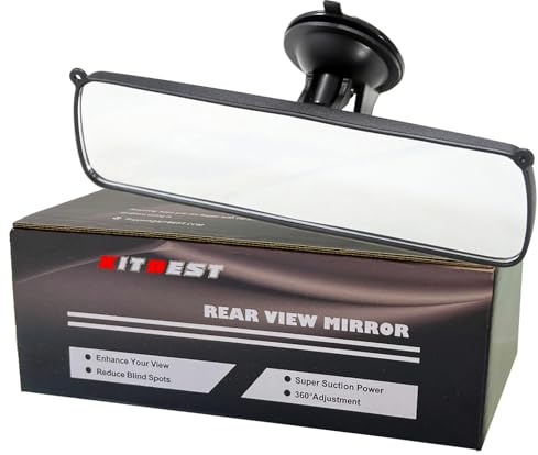 KITBEST Rear View Mirror Driving Test Instructor Learner, Strong Suction