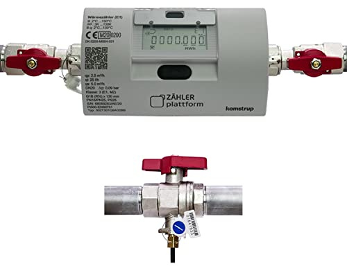 ZÄHLER plattform Ultraschall Wärmezähler MULTICAL® 303 Qn 2,5 m³/h, BL 130 mm Eichung 2026 inklusive Einbausatz 1