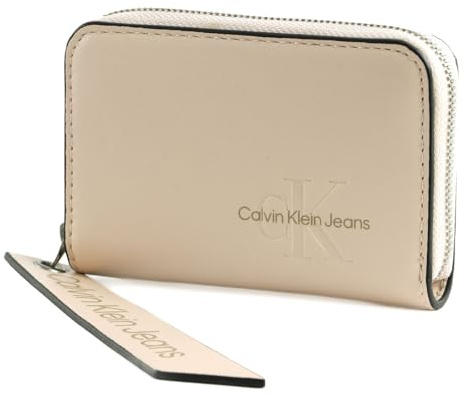 Calvin Klein CKJ Sculpted Med Zip Around Tag Wallet Ballet
