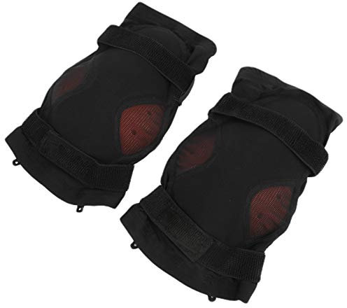 JEOZBM Knieschützer für Erwachsene, Elastische Ellenbogenschützer, Handgelenkschützer für Männer und Frauen, Ski-Armschutz-Schutzausrüstungsset für Radfahren, Rollschuhlaufen(XL-Schwarz)