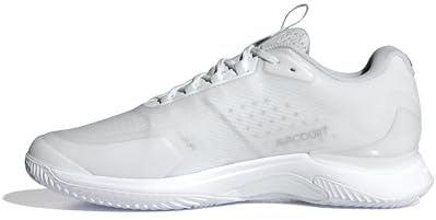 adidas Damen Avacourt 2 Clay Tennis Shoes Tennisschuhe, FTWR White/Silver met./FTWR White, 40 EU