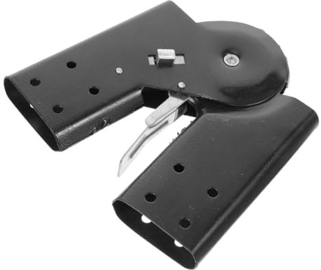 HOMSFOU Klappleiter Scharnier Ersatzset Aluminiumlegierung 6,5cm Flachrund Gelenk Mit Schrauben Für Dachbodenleiter Multifunktional Haushalt