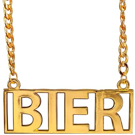 W WIDMANN MILANO Party Fashion - Halskette mit verschiedenen Anhängern, Schmuck, Accessoire für Faschingskostüme