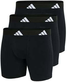 adidas Calzoncillos Tipo bóxer para Hombre (3 Unidades), 000 Negro, XL