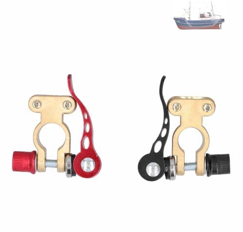 Pinces de bornes de batterie, 2 pièces, connecteur d'arrêt à déconnexion rapide pour connecteurs de tracteur UTV de bateau 12V 6V 24V, accessoires automobiles de voiture