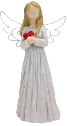 Estatua de ángel de la guarda - Estatua de ángel de la guarda | Estatua de ángel de la guarda de resina, figura ángel de la guarda con amor por amor, recuerdo, comodidad y protección, estatua de ángel