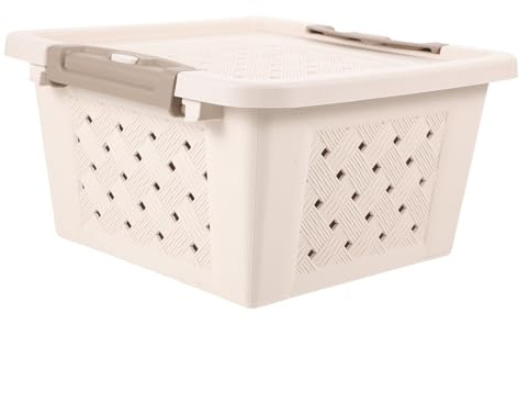 KOMBIUDA Caja de Transporte para Hámsteres y Pequeños Animales Caja de Almacenamiento Plástica y Transpirable Resistente y Fácil de Limpiar para Viaje y Uso Múltiple