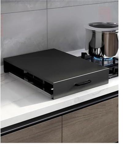 Copertura per fornelli a gas, supporto per fornelli a gas, piastra di copertura per piano cottura, protezioni per piani cottura, protezione per fornelli a noodle, supporto per espandere lo spazio