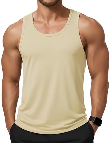 KEFITEVD Camiseta Deportiva Hombre Camiseta Muscular Sin Mangas Deporte
